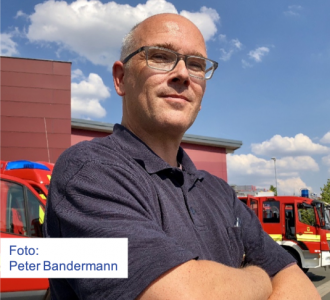 Dirk Aschenbrenner, Präsident der Vereinigung zur Förderung des Deutschen Brandschutzes e.V. (vfdb), sowie Direktor der Feuerwehr Dortmund